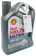 Motorový olej Shell HELIX ULTRA ECT C3 5W-30 4 l 5W-30 + PRÍVESOK SERVISNÝ LIST NA VÝMENU OLEJOVÝCH FILTROV