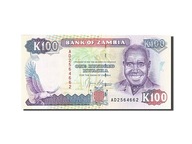 Banknot, Zambia, 100 Kwacha, 1991, Undated (1991),