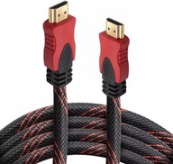 Kabel Przewód HDMI-HDMI 5m 3D 4K full HD w oplocie