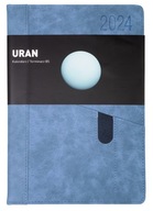 Kalendarz książkowy B5 tygodniowy URAN niebieski terminarz planer 2024
