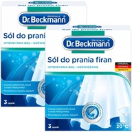Dr. Beckmann Soľ na pranie Bielenie záclon 6x40g