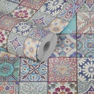 Vinylová tapeta na vliese umývateľná mozaika marocké dlaždice