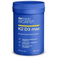 Formeds Bicaps WITAMINA K2 Mk-7 200 mcg + D3 4000 IU 60 kaps MOCNE KOŚCI