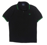 FRED PERRY Męska Koszulka Polo Vintage Made in England Logo r. S / M