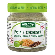 Pasta z ciecierzycy z siemieniem lnianym i czarnym sezamem 225 ml Helcom