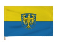 Flaga SILESIA herb 110x70 cm Górny Śląsk Oberschlesien SOLIDNY MATERIAŁ