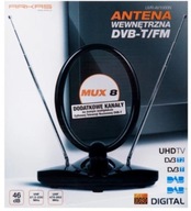 Antena Pokojowa DVB-T2 TV FM DAB ARKAS UVR-AV1000N