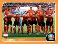 EURO 2020 PANINI NÁLEPKA TÍM RAKÚSKO AUT2