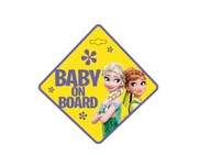Tabliczka samochodowa Disney Frozen BABY ON BOARD