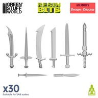 3D printed set - Swords and Daggers - miecze i sztylety 30 szt.