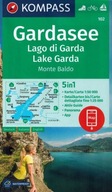 JEZIORO GARDA MONTE BALDO MAPA WODOODPORNA TURYSTYCZNA 102 KOMPASS