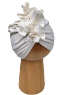 Czapka Turban Ecru, Polski Produkt Kolory, 44-47cm