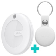 Lokalizator GPS MiTag Bluetooth iOS MiLi + Brelok Etui Pasuje do AirTag