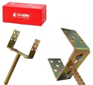 Masszív OSZLOP LÁB TARTÓ ANKER ÁLLÍTHATÓ FALAZOTT ACÉL 0-160 PRO