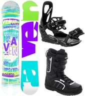 Zestaw Snowboard RAVEN Venus 150cm + wiązania S230 + buty Target