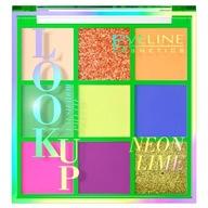 Eveline Look Up paleta 9 cieni do powiek Neon Lime