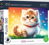 Trefl Puzzle 500 el. UFT Uroczy kotek Charming Kitten