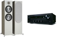 2× Monitor Audio Bronze 500 6G Podlahové stĺpy + Príslušenstvo pre ONKYO TX-8270 2.1 čierny