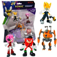 SONIC PRIME SADA 5 FIGÚROK 1 VZÁCNA