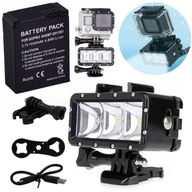 LAMPA LED WODOODPORNA DO GOPRO HERO 12 11 10 9 8 7 SJCAM XIAOMI SONY ACTION