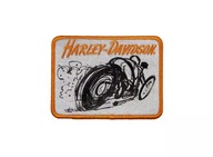 Nášivka Harley-Davidson Doodle Rider 101mm x 76mm