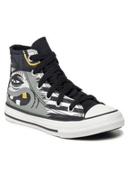 CONVERSE Trampki Ctas Hi 372729C White/Black/Gold