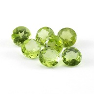 Peridot, peridot olivín okrúhly PER0002