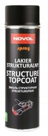 NOVOL LAKIER STRUKTURALNY CZARNY MAT STRUKTURA SPRAY 500ml