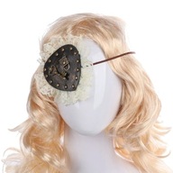 6XDA Clock Eye Patches Steampunk Single Eye Mask Halloween Cosplay Theme Pa