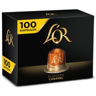 Kapsułki L'OR do Nespresso(r)* Caramel 100 szt. zestaw 9+1 GRATIS!