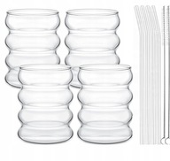 Pohár Pan i Pani Gadżet vintage üveg