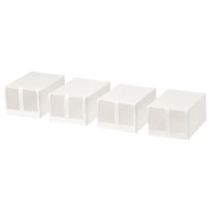 IKEA SKUBB CIPŐSDOBOZ TÁROLÓ SZETT 4db-os