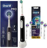 Kefka Oral-B PRO 1 čierna + 5 hrotov