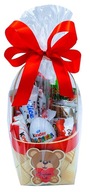 Kosz prezentowy KINDER Box Słodycze Paczka dla Dziecka Urodziny Imieniny