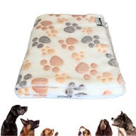 DOTTY deka pre psa odtiene hnedej, odtiene oranžovej, odtiene šedej 120 cm x 100 cm