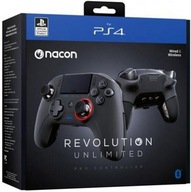 Bezdrátový ovladač kabelový ovladač pro PS4 Nacon, černý
