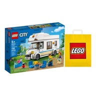 LEGO CITY č. 60283 - Prázdninový karavan + Darčeková taška LEGO