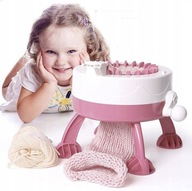 STROJ NA PLETENÍ PRO DĚTI TKALCOVSKÝ STAV HRAČKA DIY DÁREK+BONUS