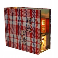 Diy Book Nook domek dla lalek miniaturowy drewnian