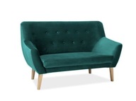 SOFA NORDIC 2 VELVET KOLOR ZIELONY TAPICERKA BLUVE