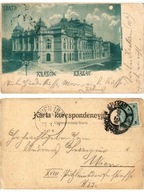 Kraków Teatr Miejski im. Juliusza Słowackiego księżycowa 1900r.