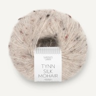 Włóczka Sandnes Garn Tynn Silk Mohair 2600 / szarobeżowy tweed