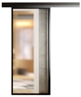 Drzwi Szklane Przesuwne System 100 cm Flutez