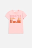 T-shirt Dla Dziewczynki 140 Różowy Chihuahua Koszulka Coccodrillo WC4