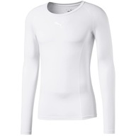 XL Koszulka męska Puma LIGA Baselayer Tee LS biała