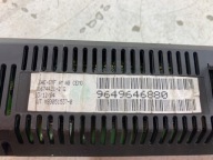 CITROEN C4 and display 9649646880