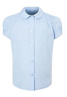 George Elegancka koszula dziewczęca niebieska 122/128