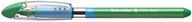 Guľôčkové pero "Slider M", zelená, 0,5mm, s uzáverom, SCHNEIDER