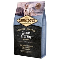 CARNILOVE SALMON TURKEY FOR PUPPIES 4kg sucha karma bez zbóż dla szczeniąt