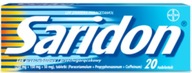 Saridon lek przeciwbólowy przeciwgorączkowy 20 tab